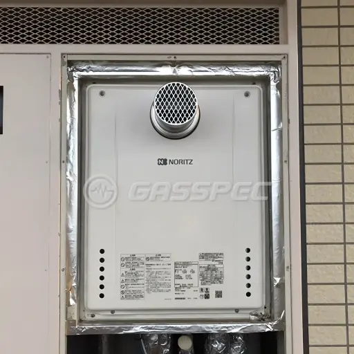 交換後の給湯器（ノーリツ GT-2460SAWX-T-1 BL）