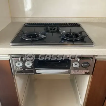 施工前のビルトインガスコンロ（RBG-N31A7GS3R）