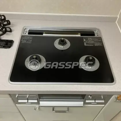 施工前のビルトインガスコンロ（PD-N46WV-60C-L）