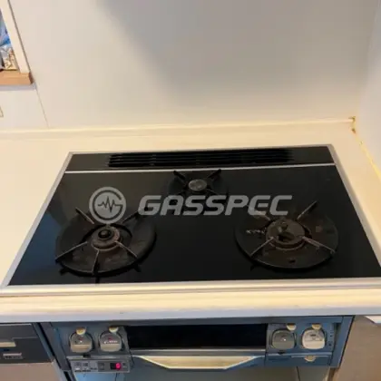 施工前のビルトインガスコンロ（BGA70-3PSG）