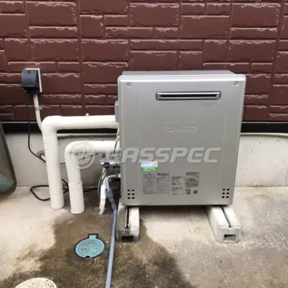 施工後の給湯器（ノーリツ GT-C2462SARX BL）