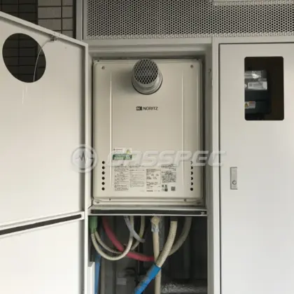 施工後の給湯器（ノーリツ GT-2460SAWX-T-1 BL）