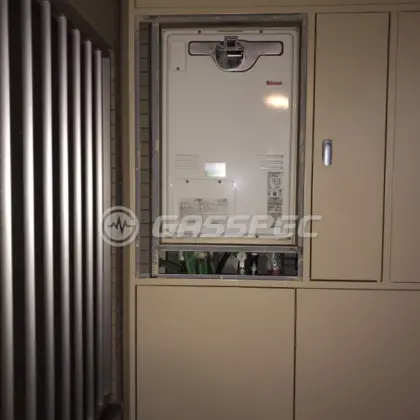 施工後の暖房熱源機（リンナイ RUFH-A2400AA2-3）