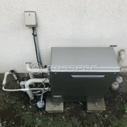 施工後の給湯器（ノーリツ GT-C2462ARX BL）