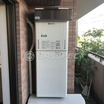施工後の給湯器（ノーリツ GT-2460SAWX-1 BL）