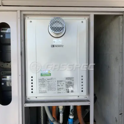 施工後の給湯器（ノーリツ GT-2060SAWX-T-1 BL）