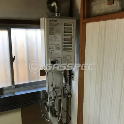 施工後の給湯器（ノーリツ GQ-1637WSD-F-1）