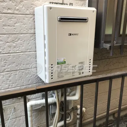 施工後の給湯器（ノーリツ GT-2460SAWX-1 BL）