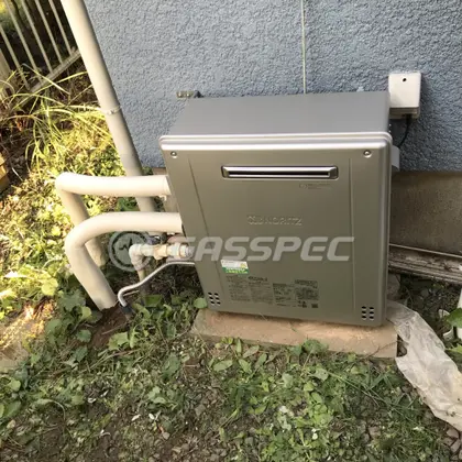 施工後の給湯器（ノーリツ GT-C2462SARX BL）