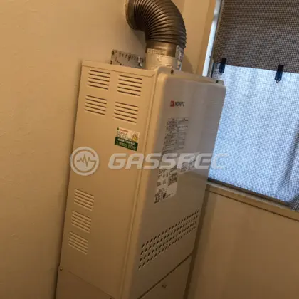 施工後の給湯器（ノーリツ GT-1651SAWX-FFA-2 BL）
