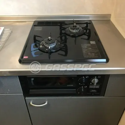 施工後のビルトインガスコンロ（ノーリツ N2G15KSQ1）