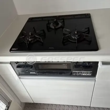 施工前のビルトインガスコンロ（RB31AM281R）