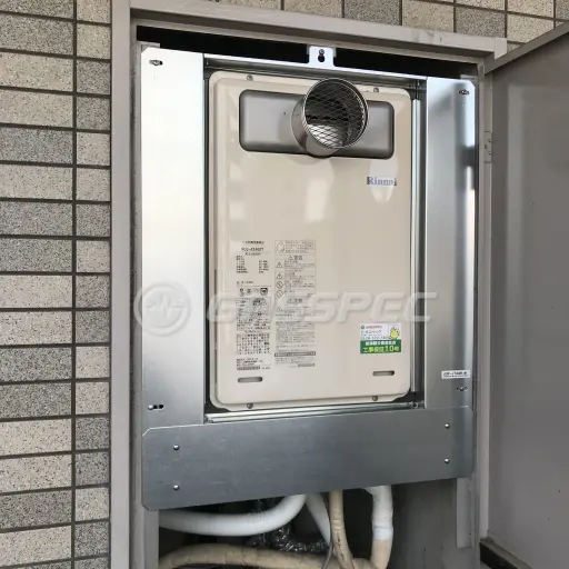 交換後の給湯器（リンナイ RUJ-A2400T）
