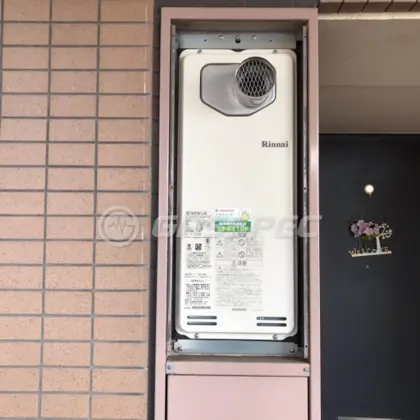 施工後の給湯器（リンナイ RUF-SA1615AT-L-80）