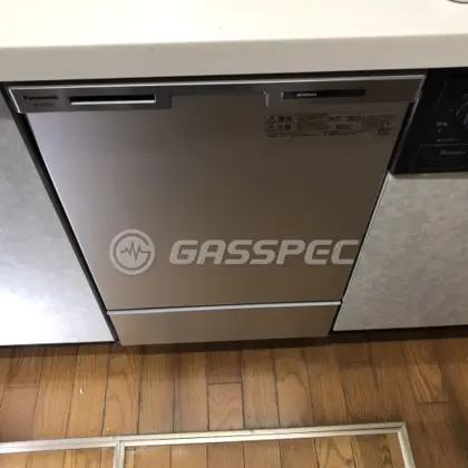 施工後のビルトイン食洗機（パナソニック NP-45MC6T）
