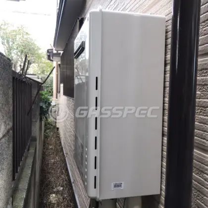 施工後の給湯器（ノーリツ GT-2460AWX-1 BL）