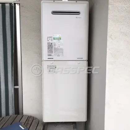 施工後の給湯器（リンナイ RUF-A2405SAW(B)）