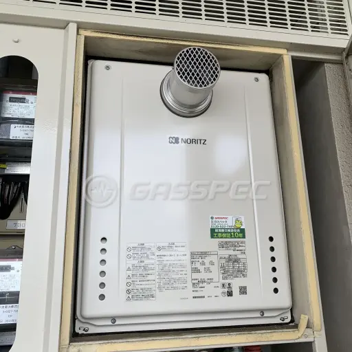 交換後の給湯器（ノーリツ GT-2460SAWX-T-1 BL）