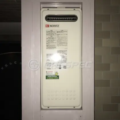 施工後の給湯器（ノーリツ GT-2053SAWX-4 BL）