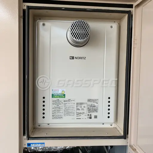 交換後の給湯器（ノーリツ GT-2460SAWX-T-1 BL）