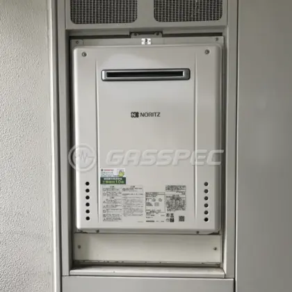 施工後の給湯器（ノーリツ GT-1660SAWX-1 BL）