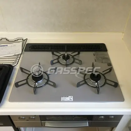 施工後のビルトインガスコンロ（リンナイ RHS31W23L7RSTW）