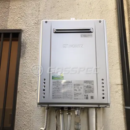 施工後の給湯器（ノーリツ GT-C2062AWX BL）