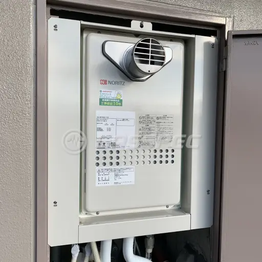 交換後の給湯器（ノーリツ GQ-2427AWX-T-DX BL）