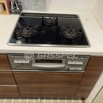 施工前のビルトインガスコンロ（RB31AS1R）