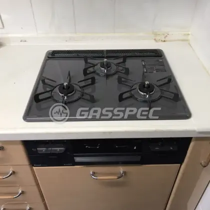 施工後のビルトインガスコンロ（リンナイ RS31W28H2RBW）