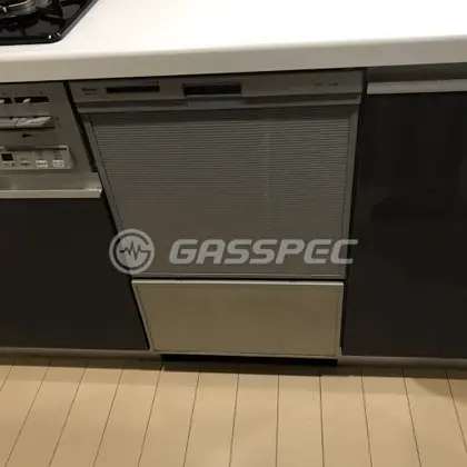 施工後のビルトイン食洗機（リンナイ RSW-404A-SV）