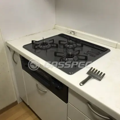 施工後のビルトインガスコンロ（リンナイ RS31W28H2RBW）