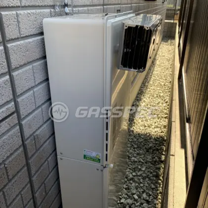 施工後の給湯器（リンナイ RUF-A2405SAW(B)）
