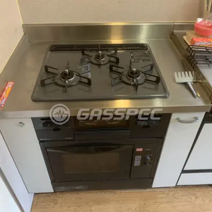 施工後のビルトインガスコンロ（リンナイ RS31W28H2RBW）