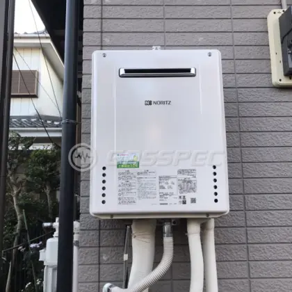 施工後の給湯器（ノーリツ GT-2460SAWX-1 BL）