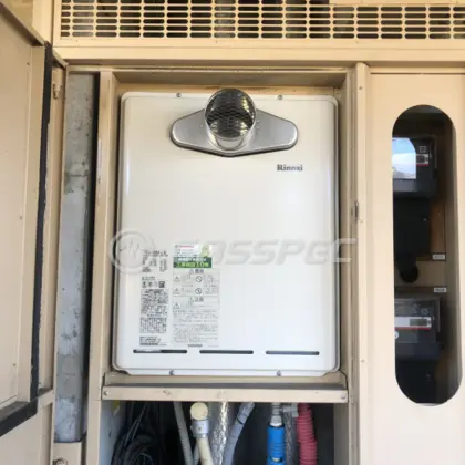 施工後の給湯器（リンナイ RUF-A2405SAT-L(B)）