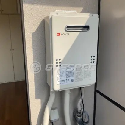 施工後の給湯器（ノーリツ GQ-1639WS-1）
