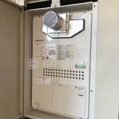 施工後の暖房熱源機（ノーリツ GQH-2443AWX3H-T-DX BL）
