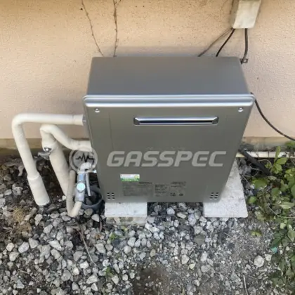 施工後の給湯器（ノーリツ GRQ-C1662AX BL）