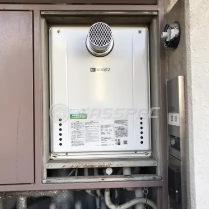 施工後の給湯器（ノーリツ GT-2460SAWX-T-1 BL）