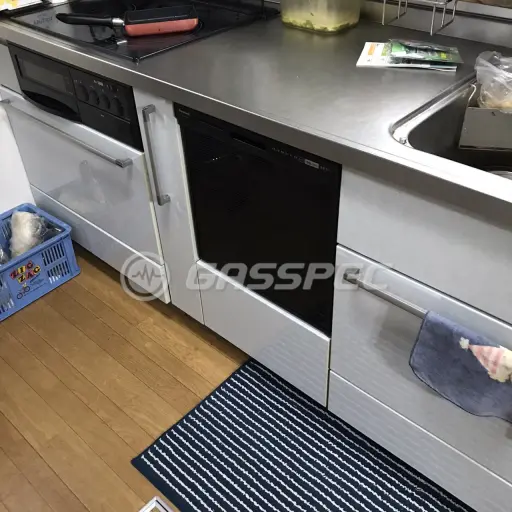 交換後のビルトイン食洗機（パナソニック NP-45RS7K）