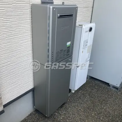 施工後の給湯器（ノーリツ GT-C2462AWX BL）
