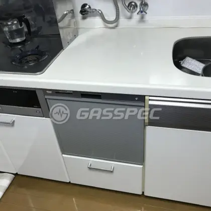 施工後のビルトイン食洗機（リンナイ RSW-404LP）