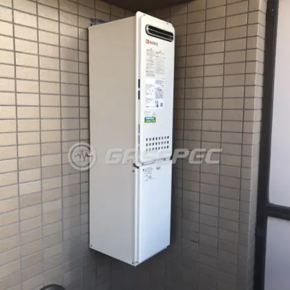 施工後の給湯器（ノーリツ GT-1653SAWX-4 BL）