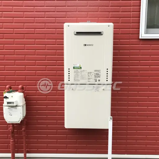 交換後の給湯器（ノーリツ GT-2460SAWX-1 BL）