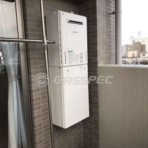 交換後の給湯器（ノーリツ GT-2460SAWX-1 BL）