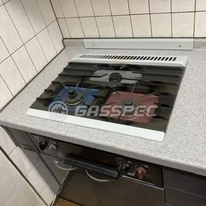 施工前のビルトインガスコンロ（SSG-312RL）