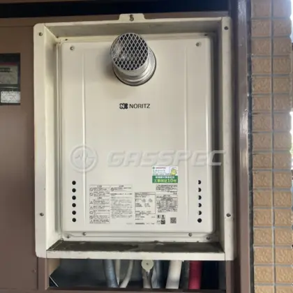 施工後の給湯器（ノーリツ GT-2460SAWX-T-1 BL）