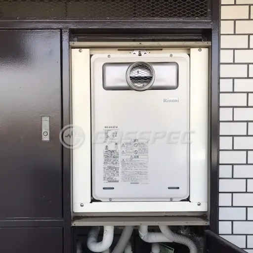 交換後の給湯器（リンナイ RUX-A1615T-E）
