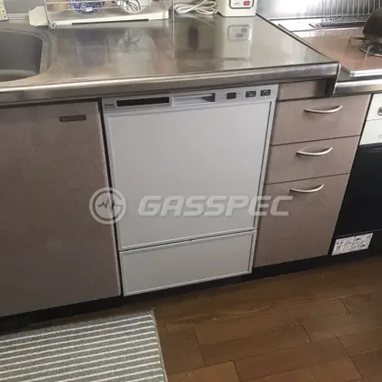 施工後のビルトイン食洗機（リンナイ RSW-F402C-SV）